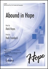 Abound in Hope SATB choral sheet music cover